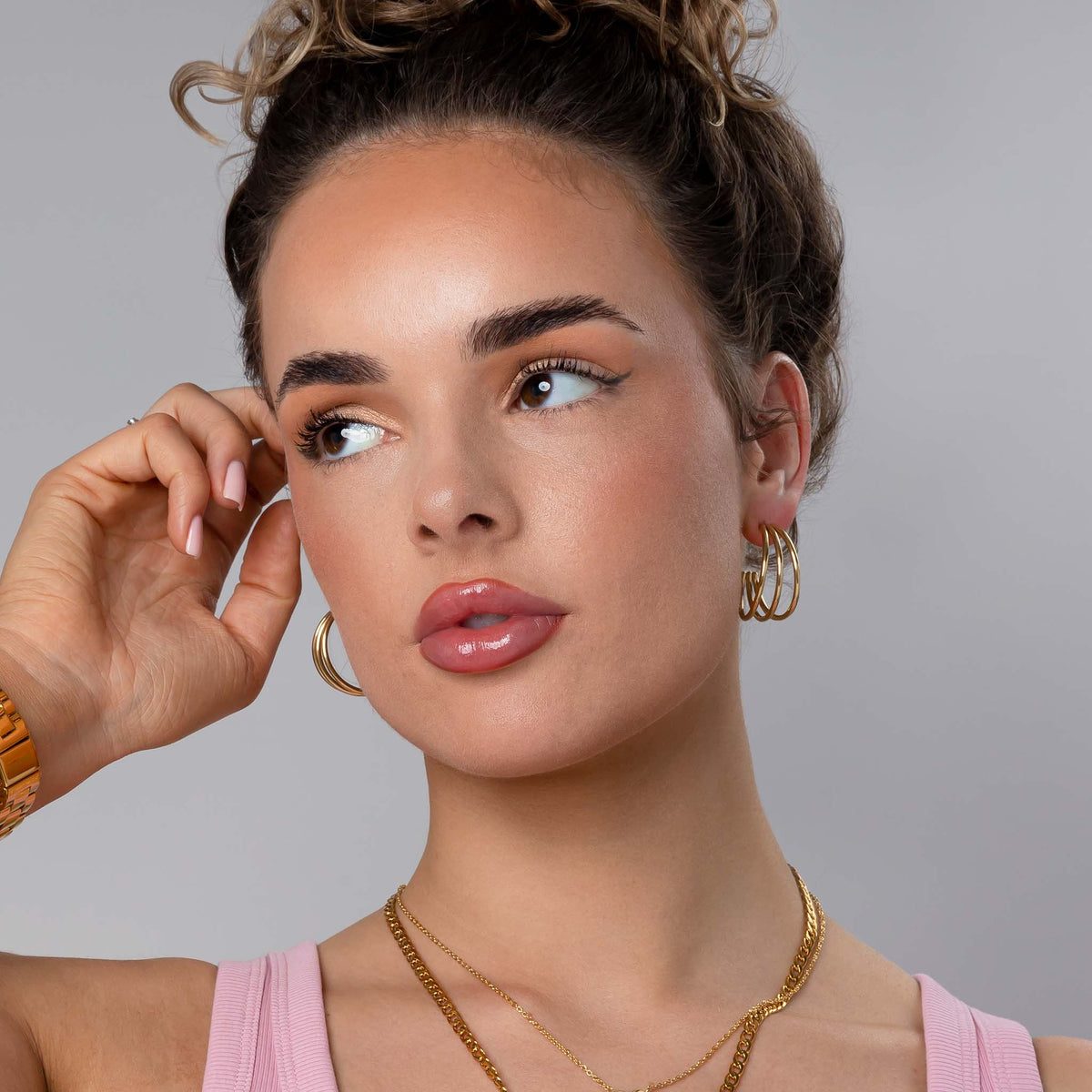 Multilayer earring - Tarnish free