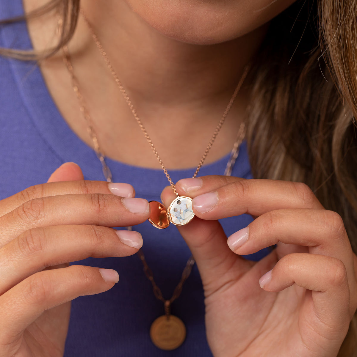 Sparkle locket - No discoloration