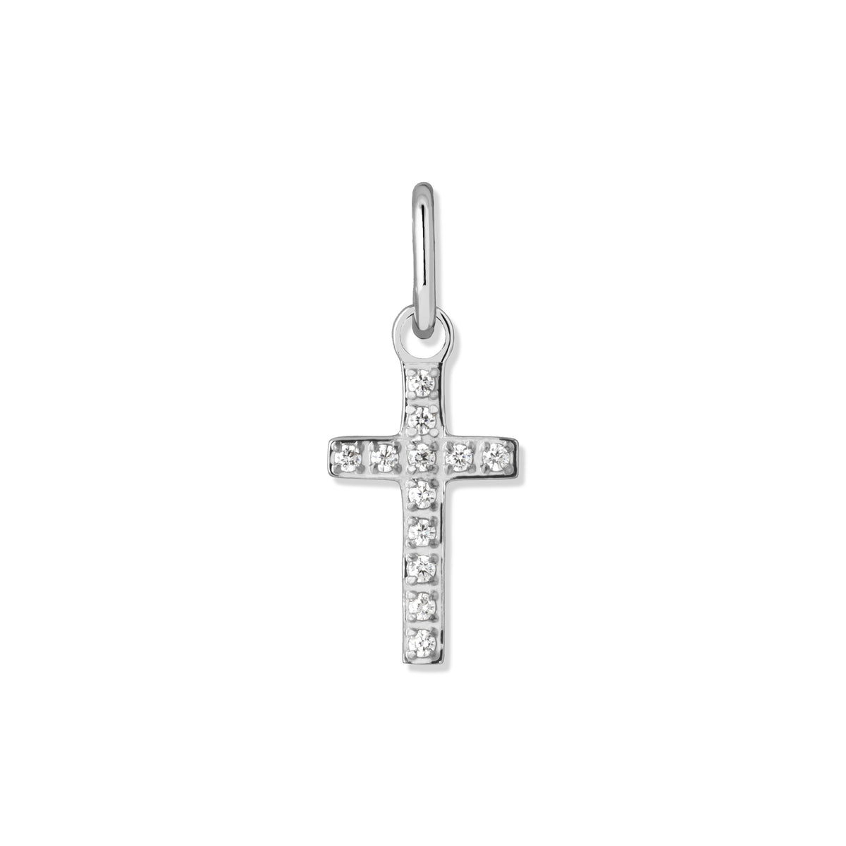 Aura charm cross silver