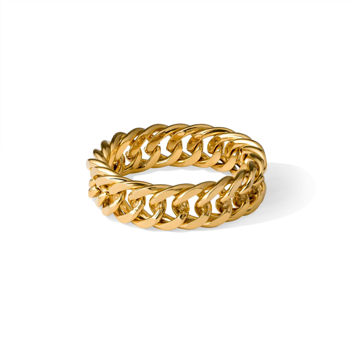 Chain ring gold - Stainless steel