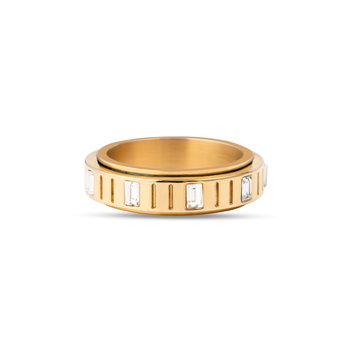 Fidget Nez ring gold - Stainless steel