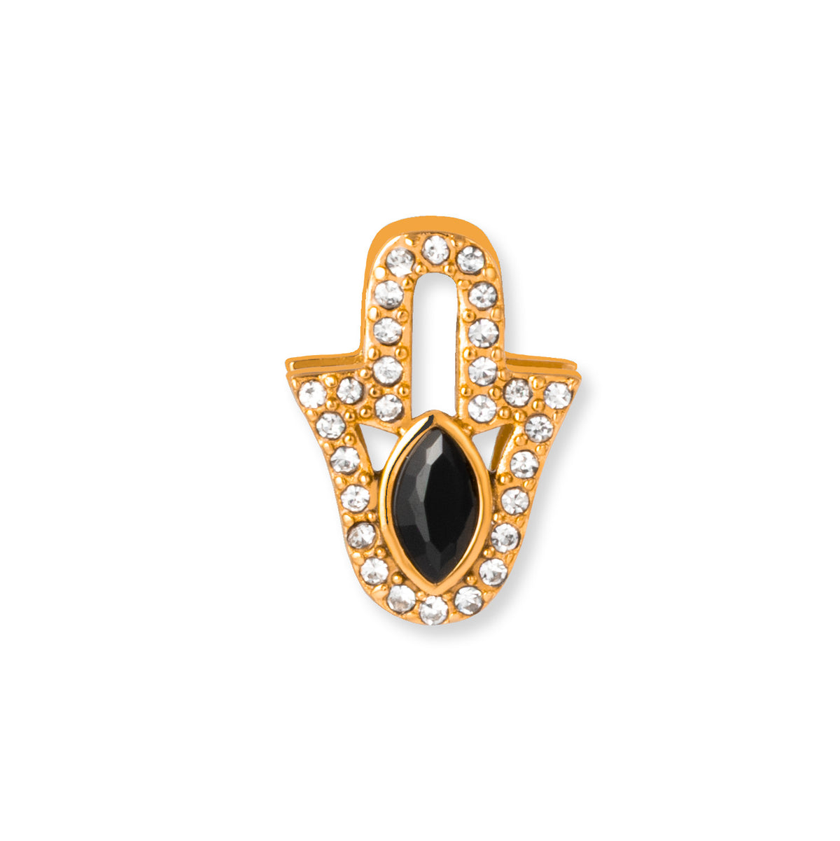 Mesh charm Hamsa rose gold