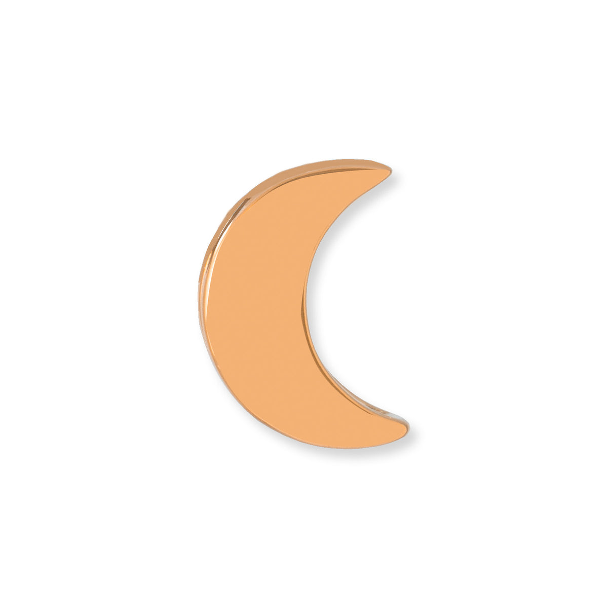Mesh charm moon rose gold
