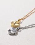 Sunray locket silver