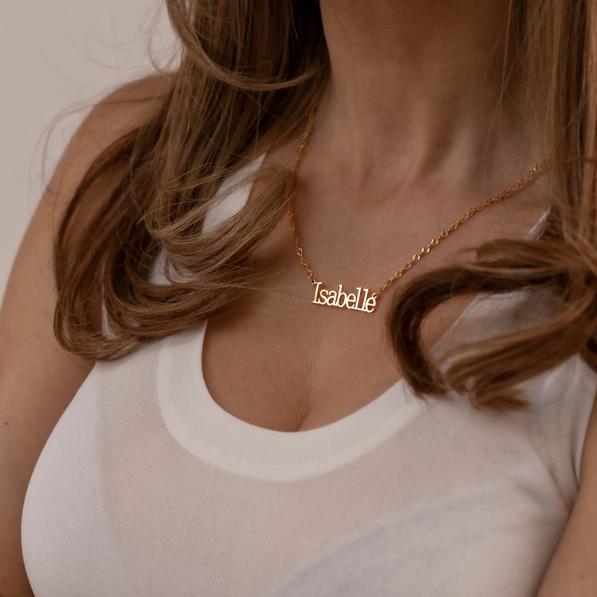Vivola name necklace - Stainless steel