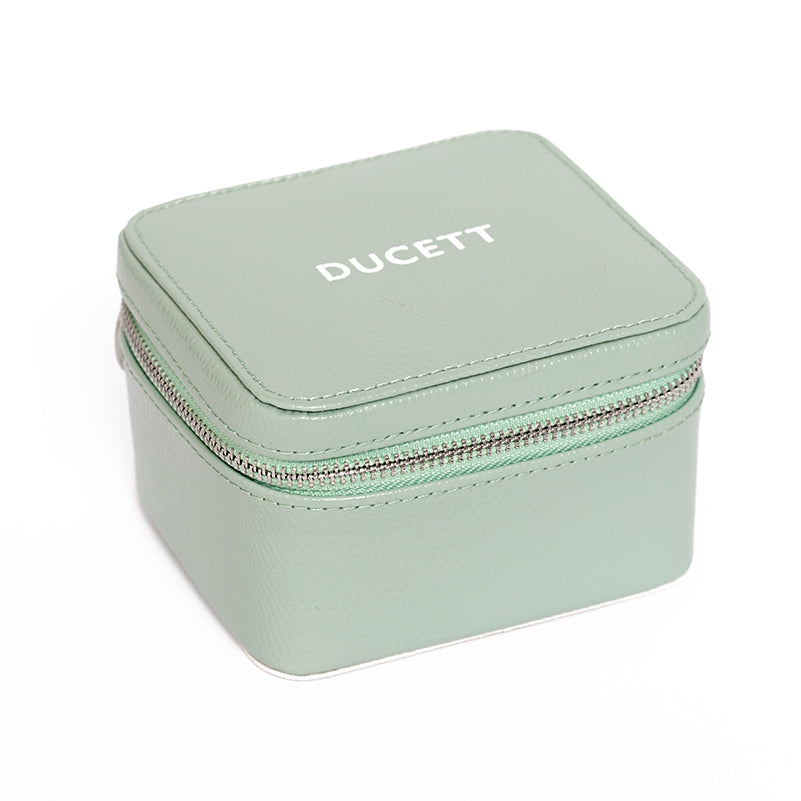 Little travel bag green - jewelry pouch