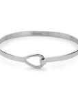 Bangle loop silver - Stainless steel