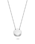 Coin necklace silver - Personalized