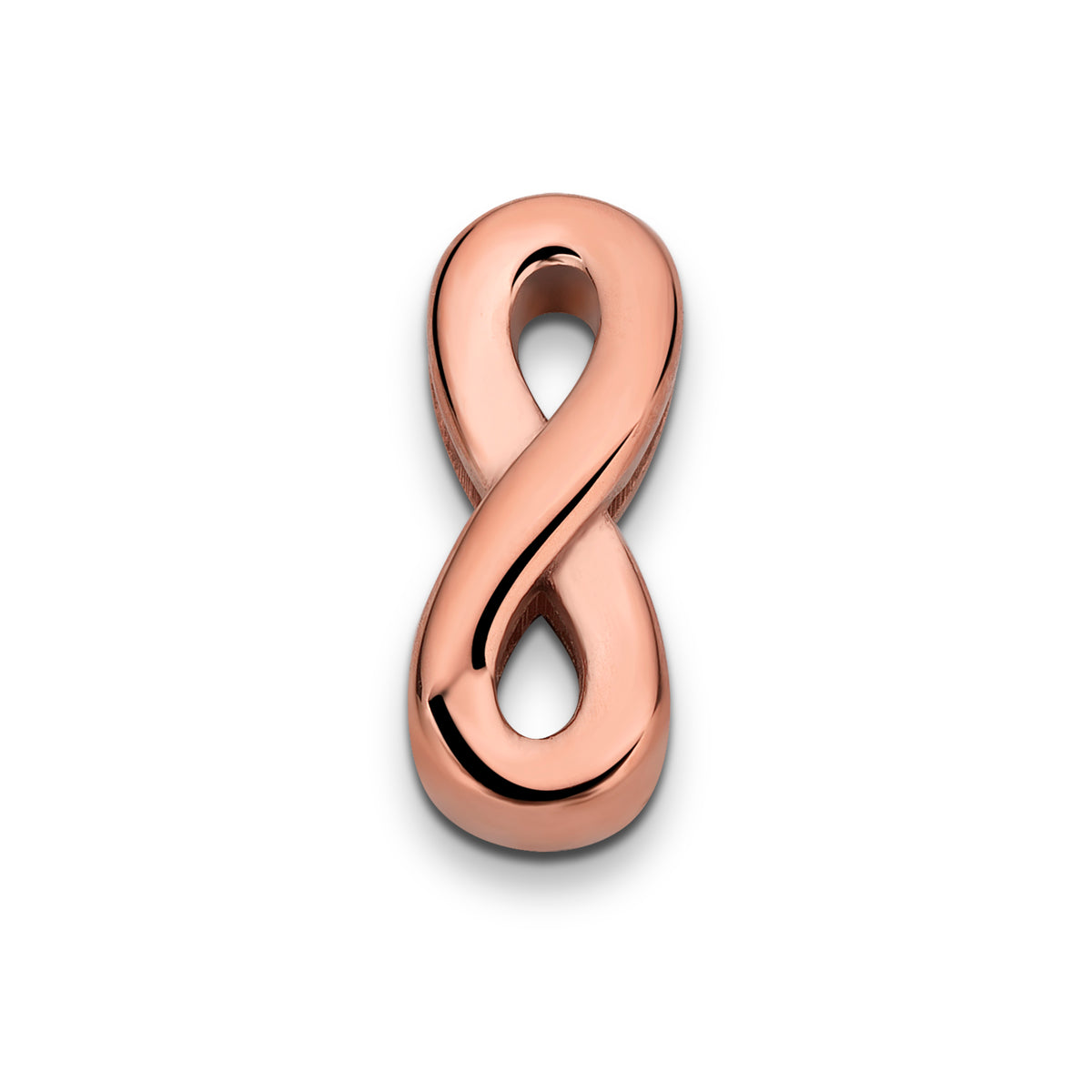 Mesh charm infinity rosé gold - Stainless steel