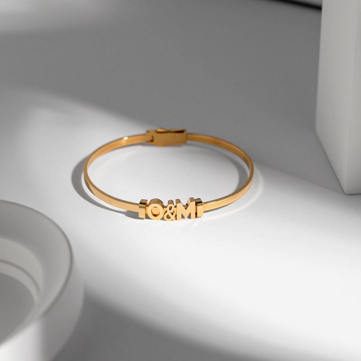 Letter bangle - No discoloration