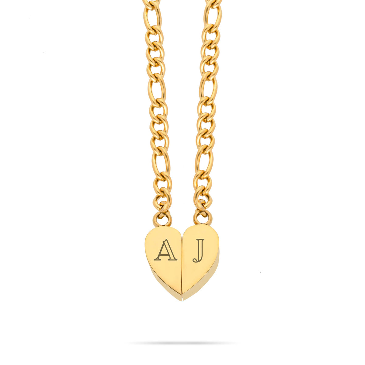 Magnetic heart gold - Personalized
