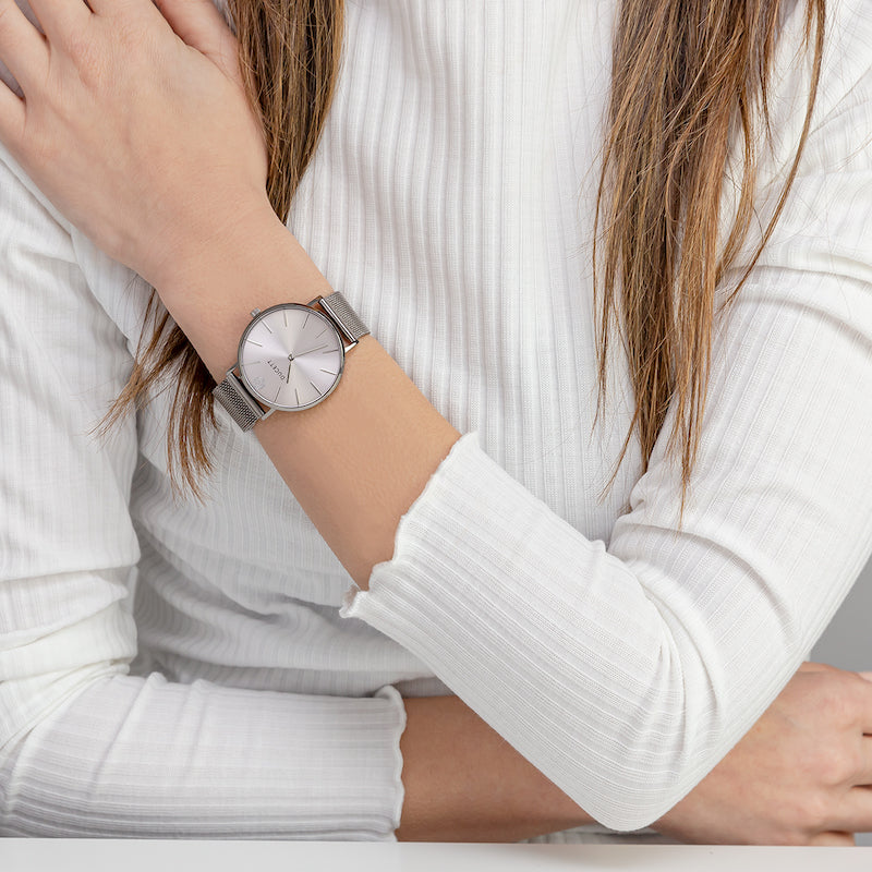Mauve mesh - Stainless steel