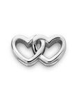 Mesh charm 3 stones silver - Stainless steel