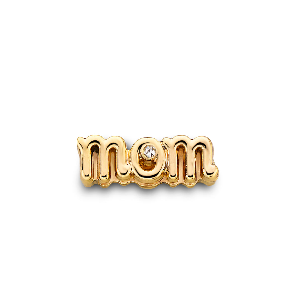 Mesh charm mom gold - Stainless steel