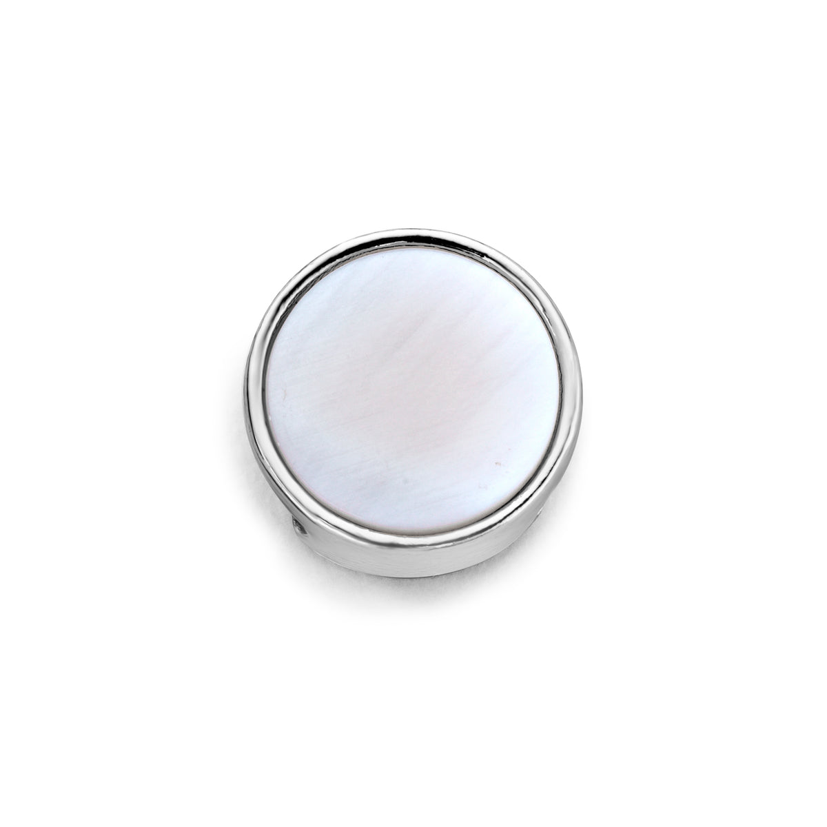Mesh charm seashell silver - Stainless steel