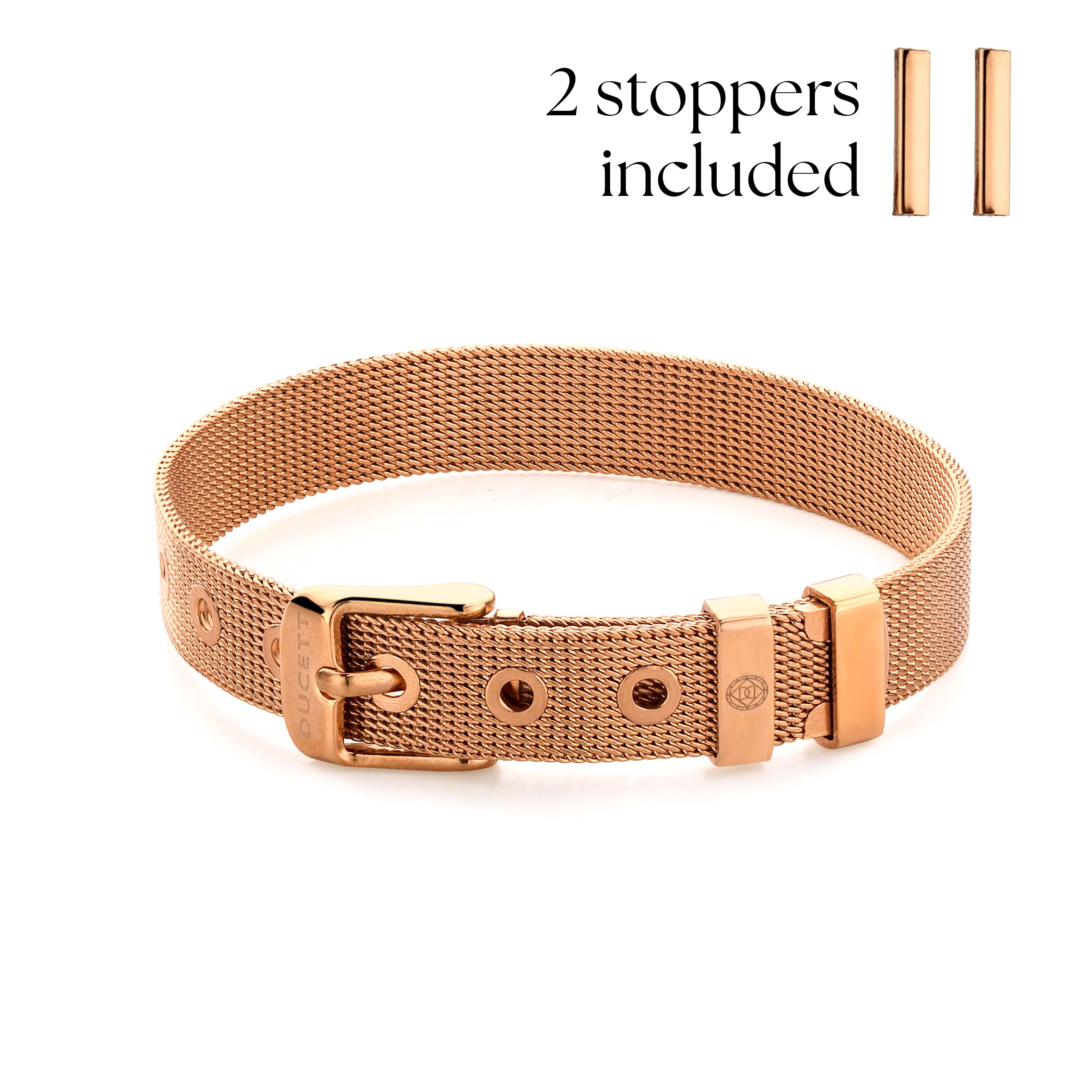 Rose gold store mesh bracelet