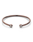 Diamond bangle coffee - Stainless steel