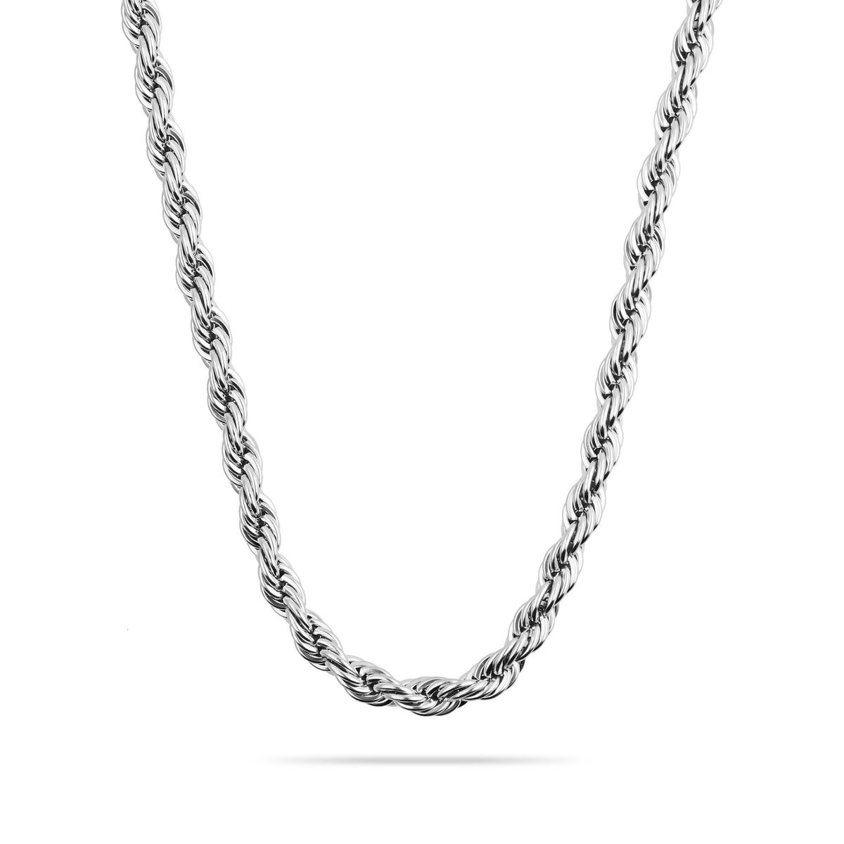 Twisted Rope Silver - Stainless steel