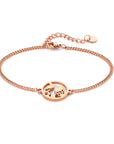 World bracelet rosé gold - Stainless steel