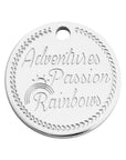 Coin rainbow silver - Stainless steel