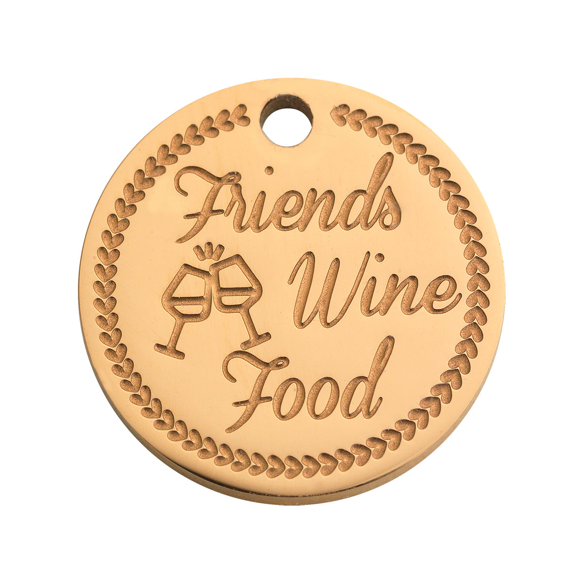 Coin friends rosé gold - Stainless steel