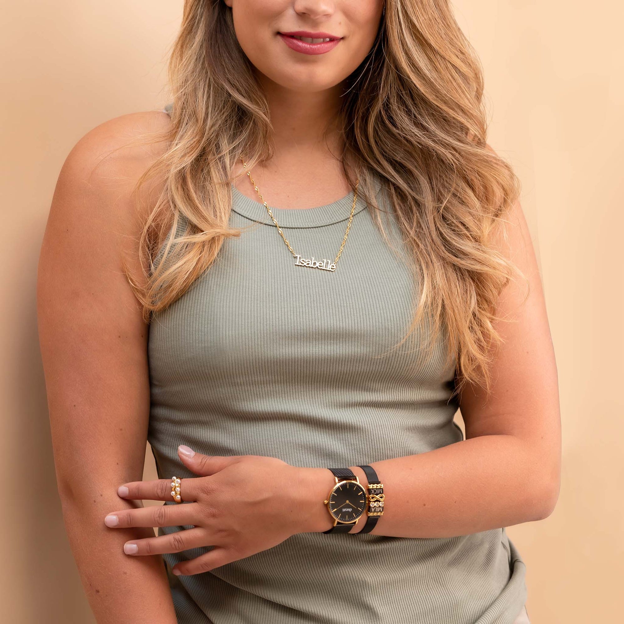 Vivola name necklace - Stainless steel