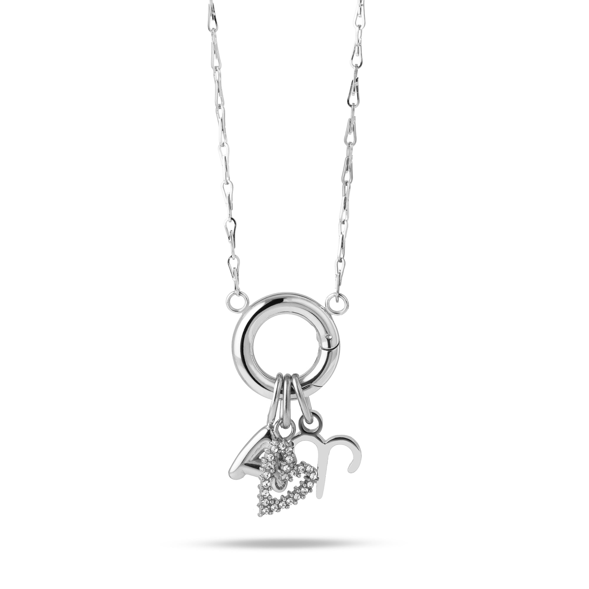 Aura charm mom silver