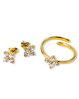 Mini blossom gold 18K set