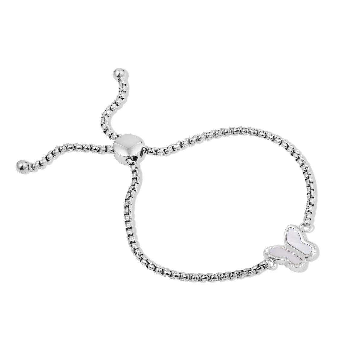 So Butterfly bracelet silver - Stainless steel