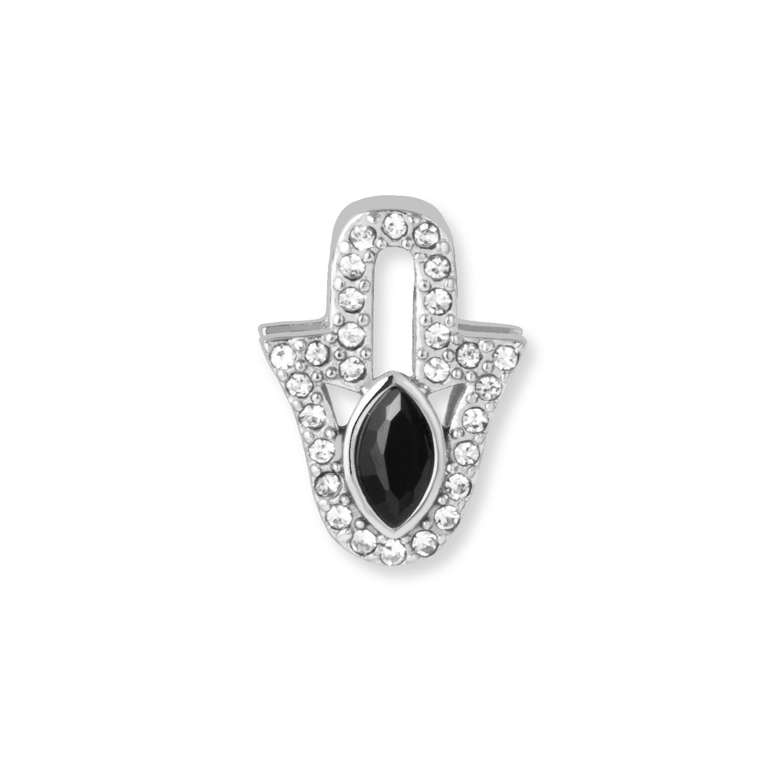 Mesh charm Hamsa silver