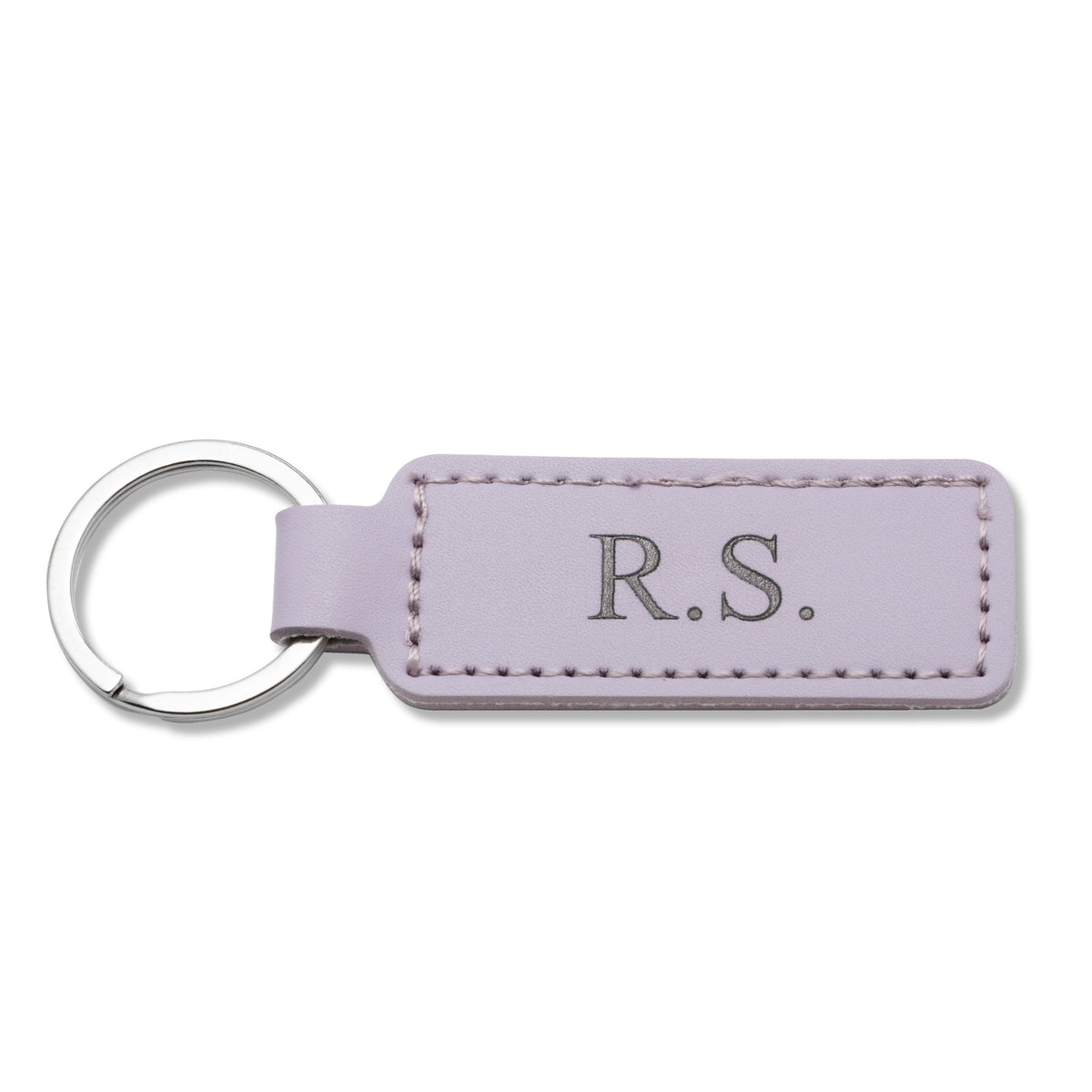 Luxe Tag Keychain Light Purple - Personalized