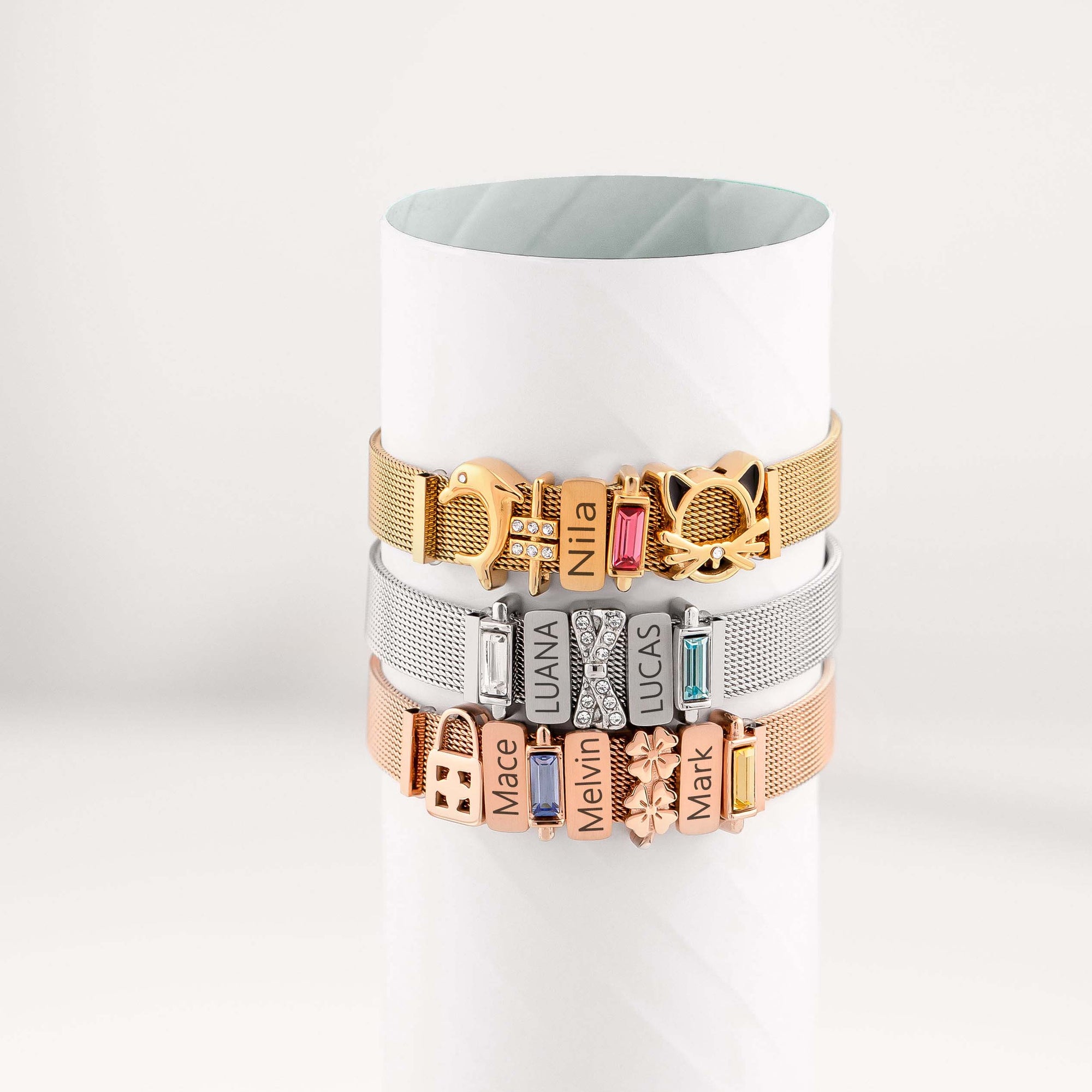 Mesh charm padlock - No discoloration