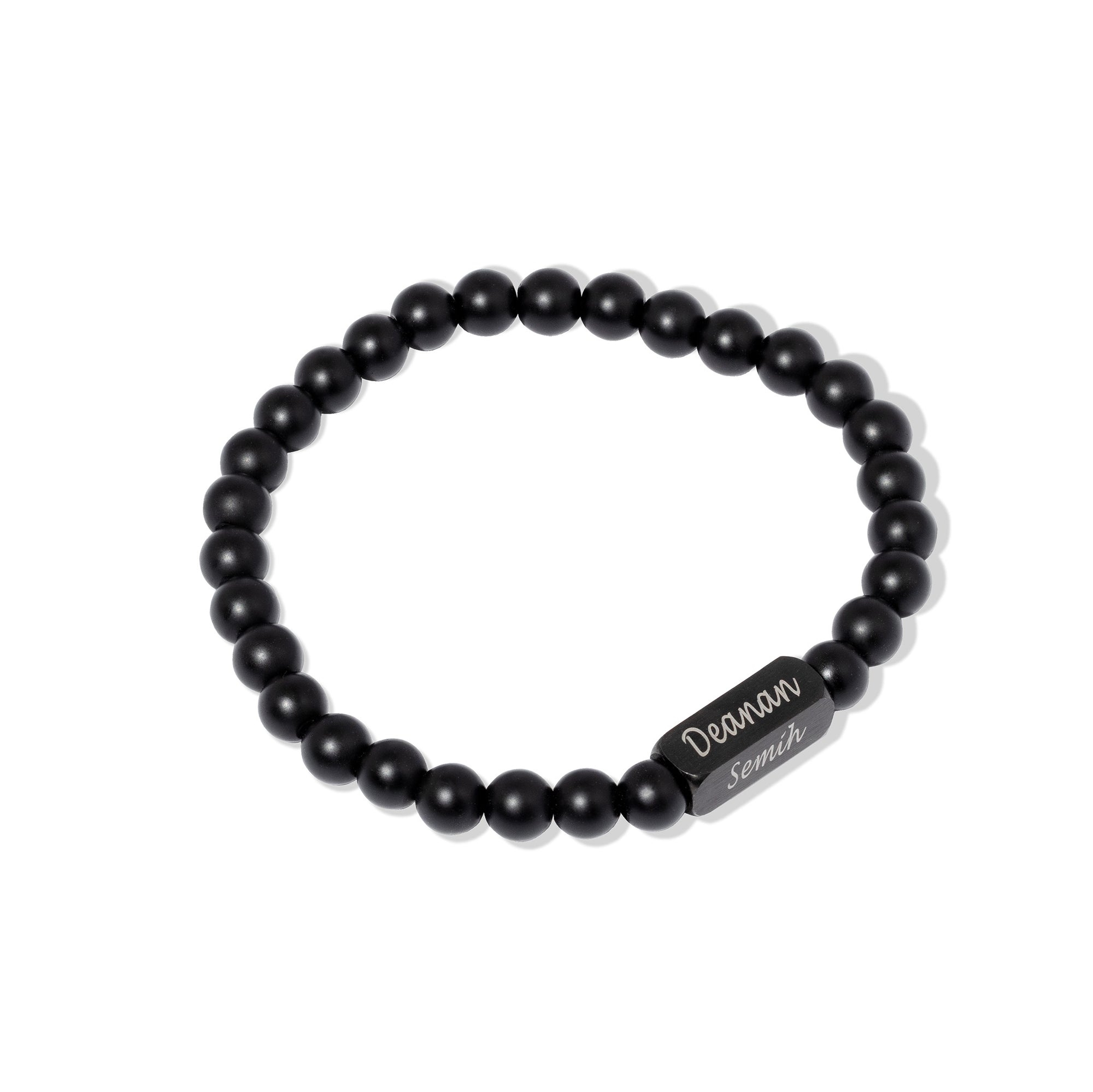 Noir bead bracelet