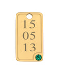 Date tag gold