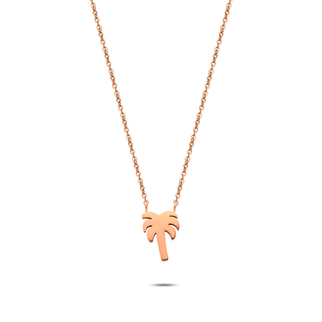 Store Brand Palm Tree Necklace Rose Gold | McLean and Co Jewellers – McLean  & Co