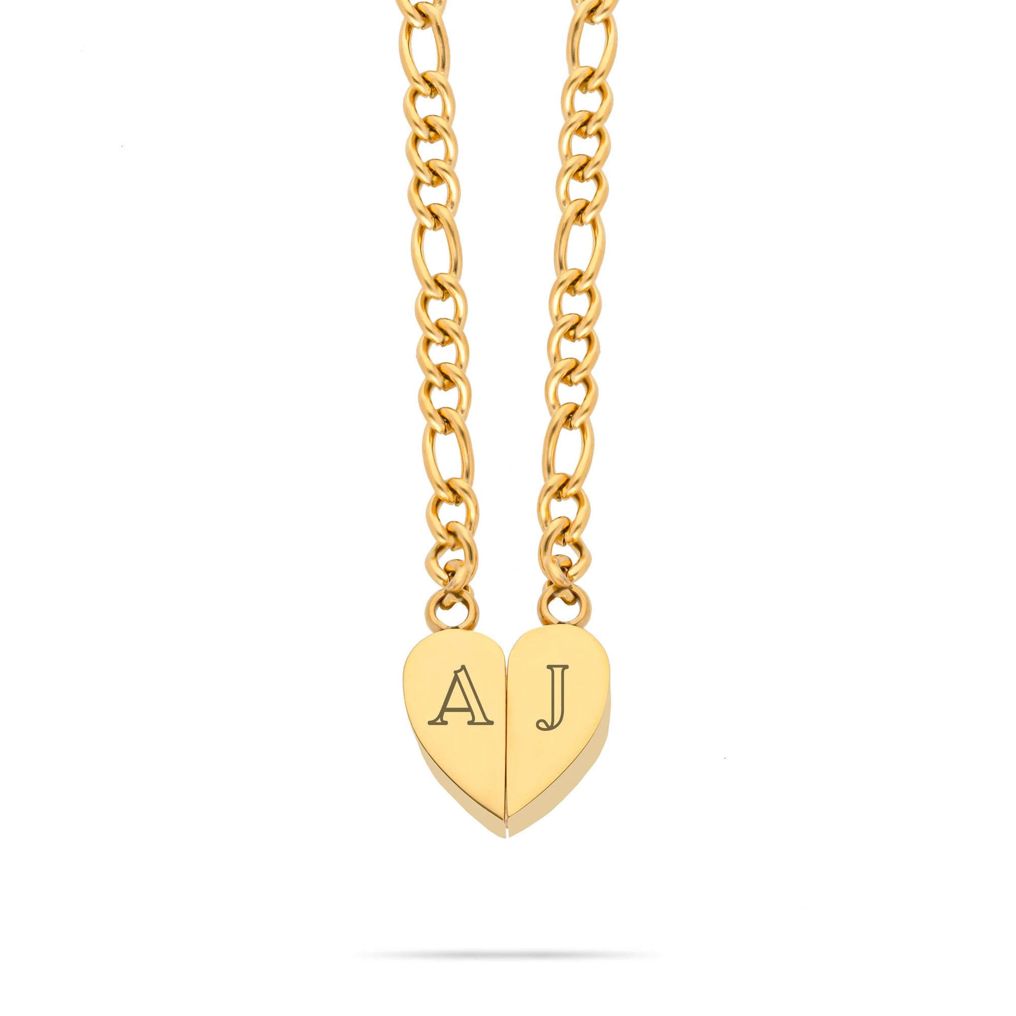 Magnetic heart gold - Personalized