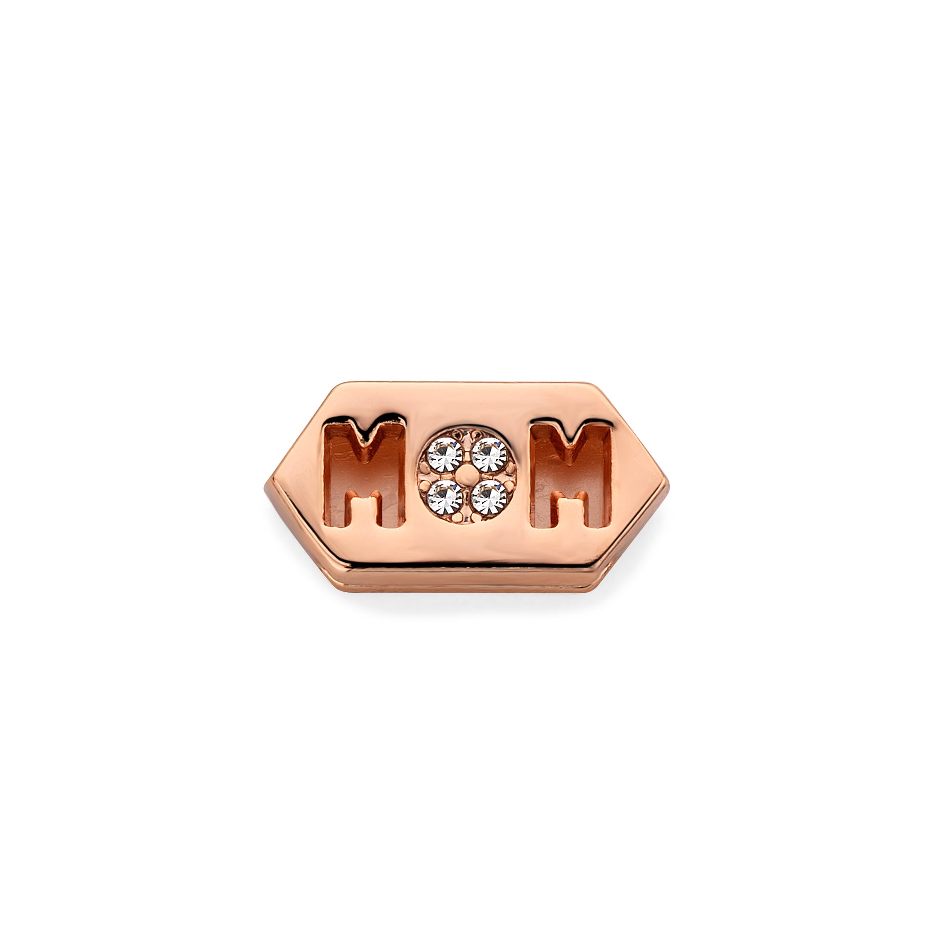 Mesh charm mom cube rosé gold
