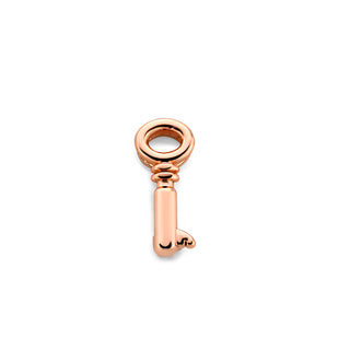 Mesh charm key rosé gold