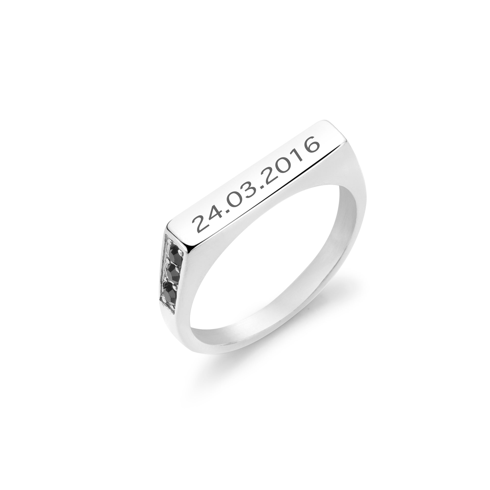 Noir bar silver - Personalized