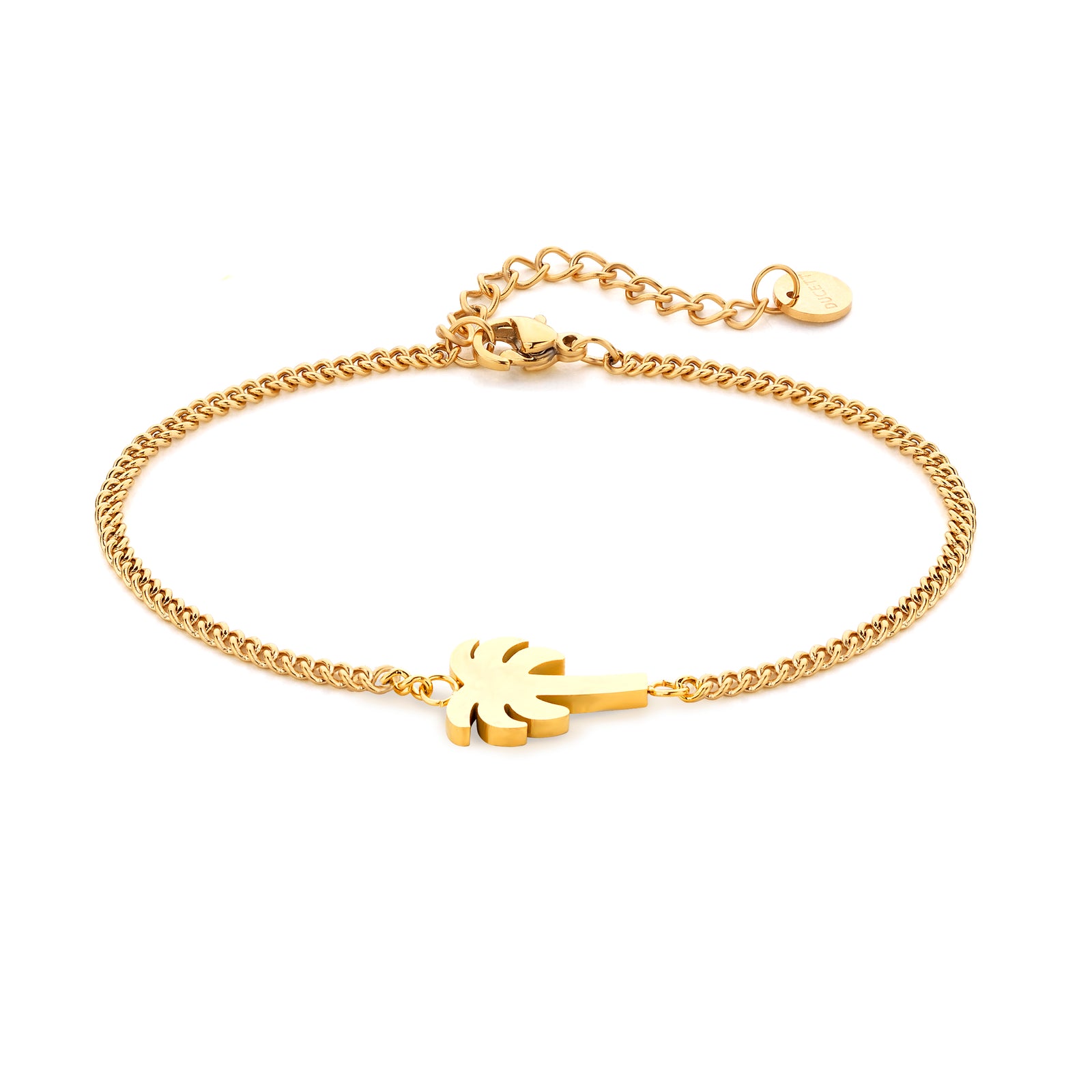 Palm tree bracelet gold – DUCETT