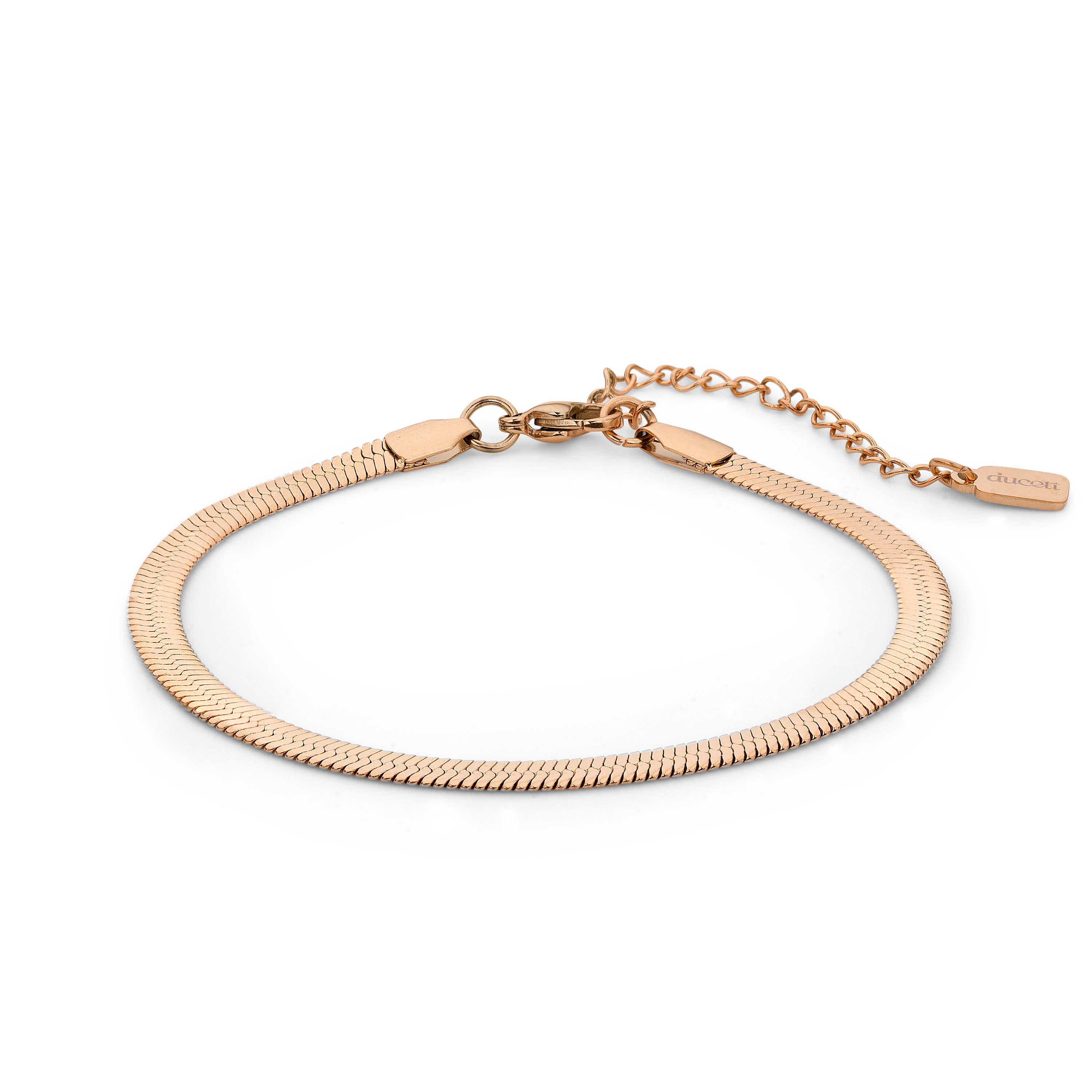 Snake bracelet rosé gold – DUCETT