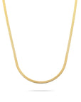 Snake necklace gold