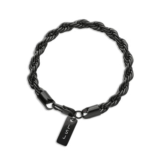Twisted rope black