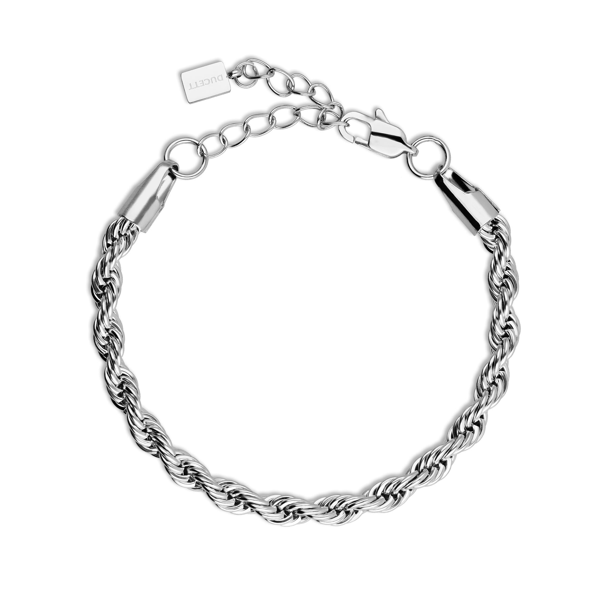 Twisted Rope Silver
