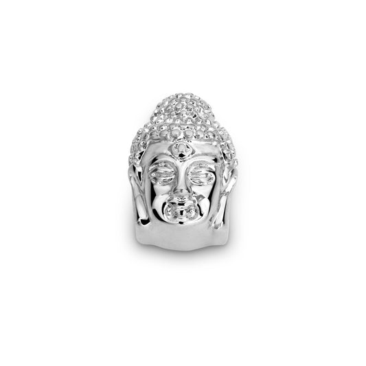 Mesh charm buddha silver