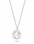 World necklace silver